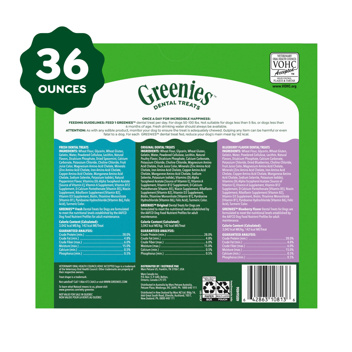 Large Dental Dog Treats 24 Count S4679