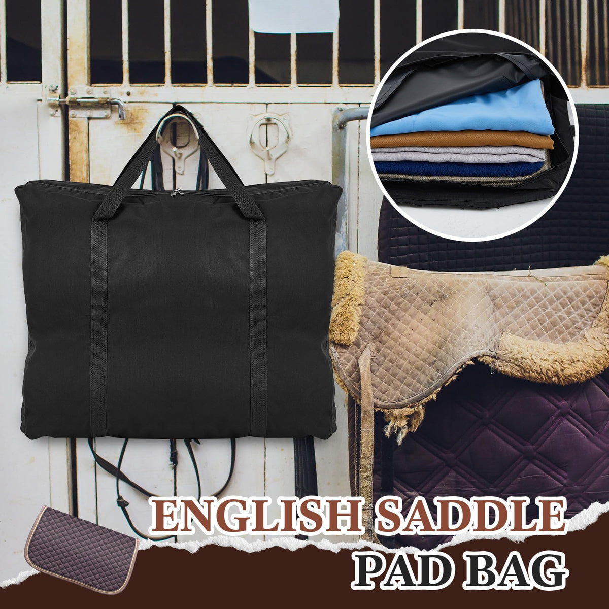 Saddle Pad Bag with Multiple Compartments M994666