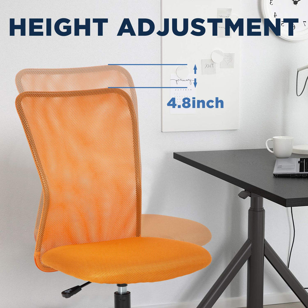 Orange Mesh Ergonomic Office Chair S32436