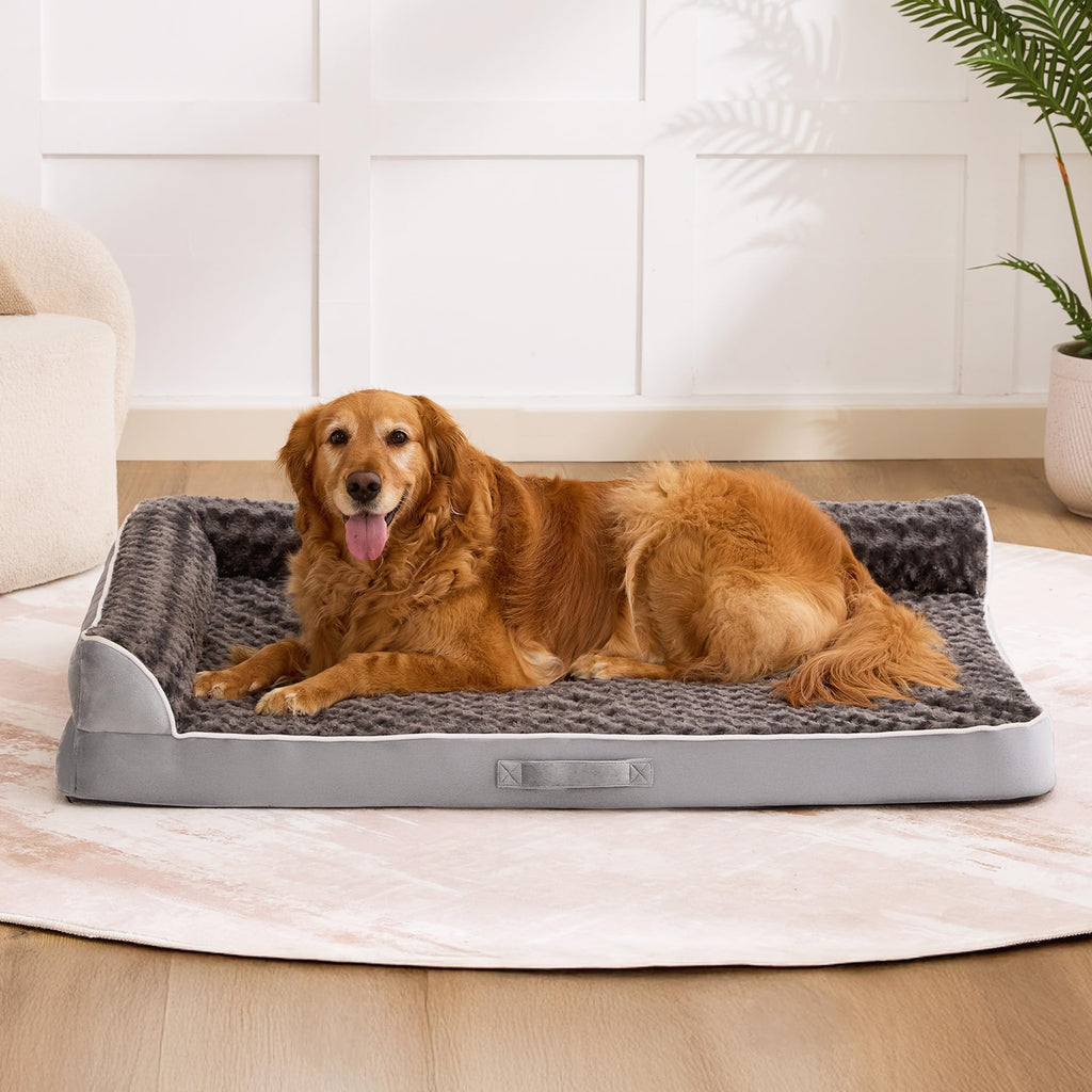 XL Orthopedic Dog Bed Grey J82717
