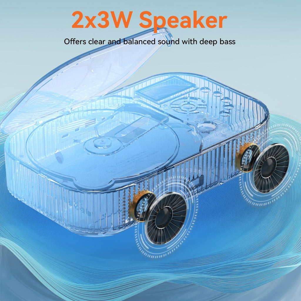 Portable Dual Stereo CD Player Black E142316