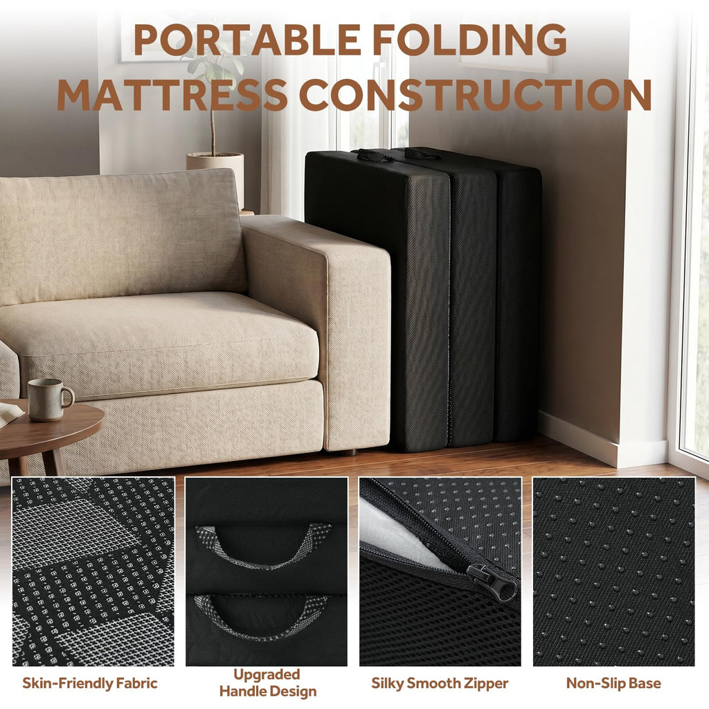 Memory Foam Tri Folding Mattress G6433