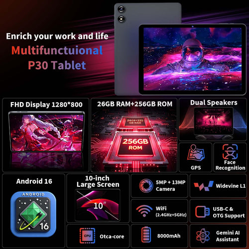 10 inch Android Tablet with Keyboard S8433