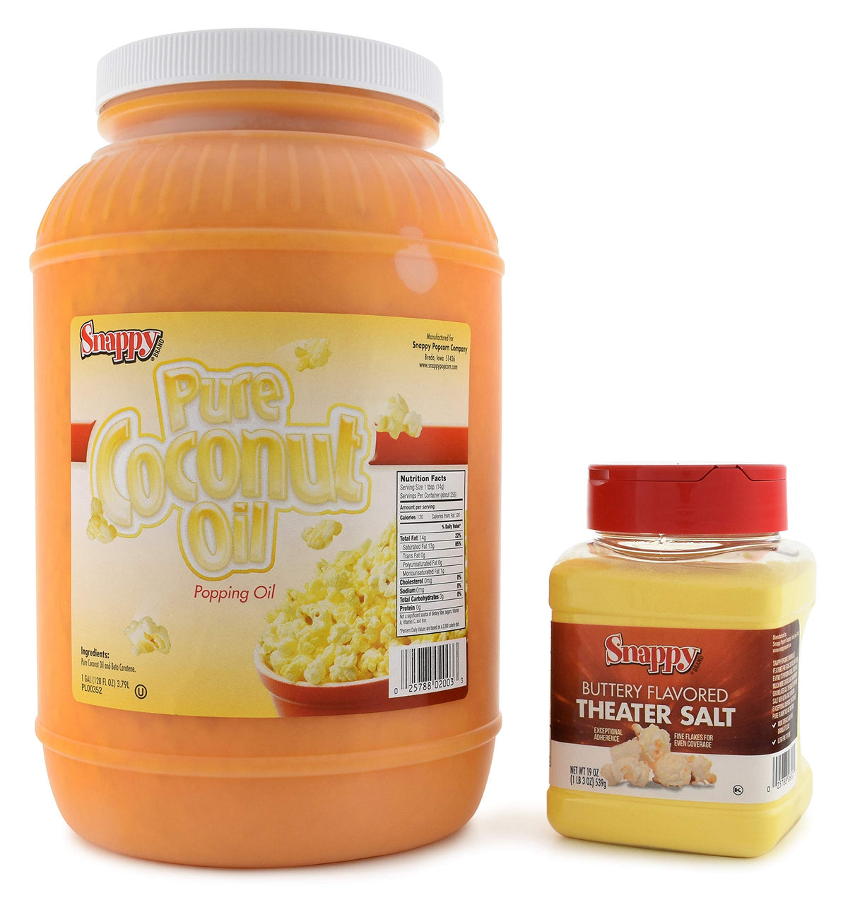 Butter Flavored Popcorn Kit with Coconut Oil and Theater Salt Q413