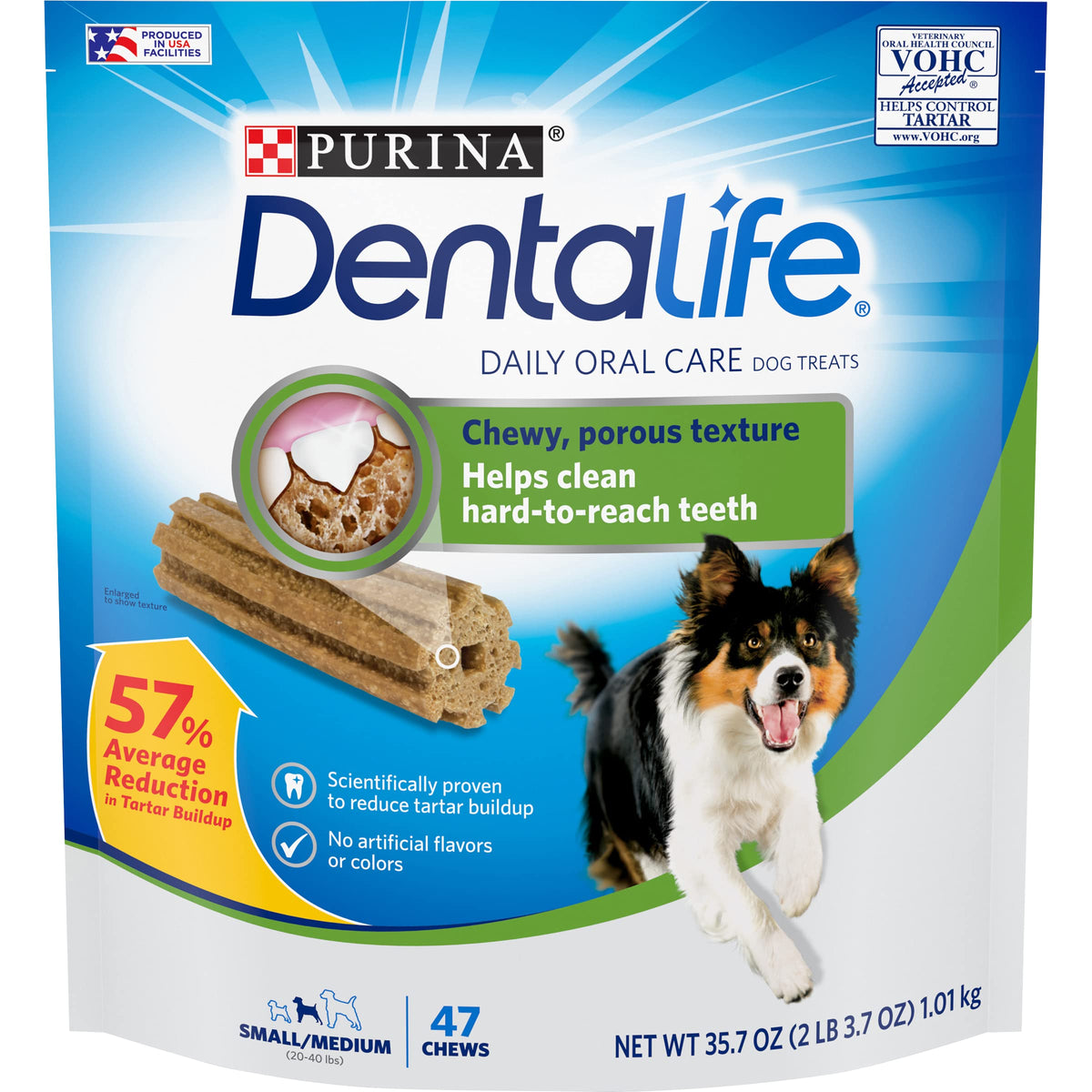 Small/Medium Dog Dental Chews, 47 Treats S6171