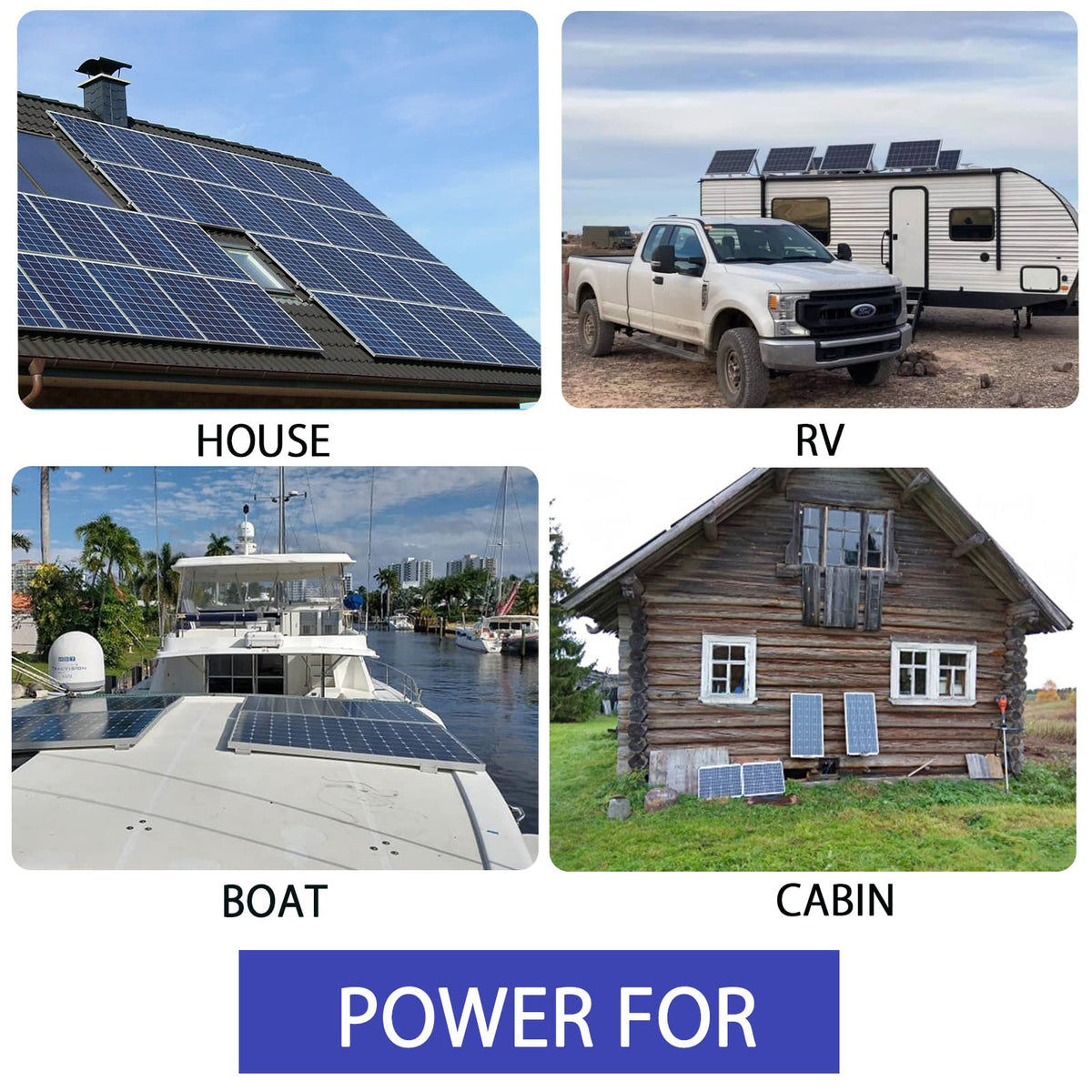 300 Watt 12 Volt Monocrystalline Solar Panel Kit with 30A Charge Controller T432456