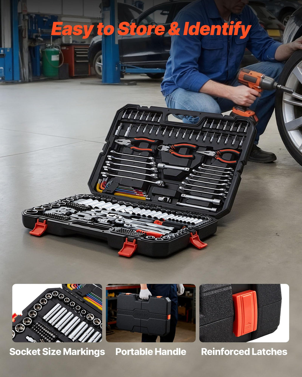 314-Piece Mechanic Tool Set with Storage Case X226
