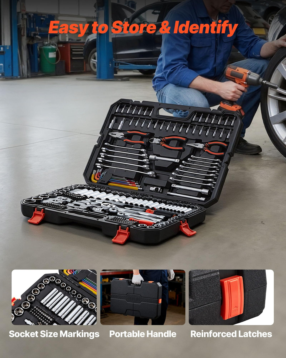 314-Piece Mechanic Tool Set with Storage Case X226