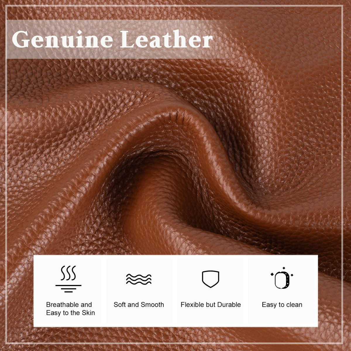 Small Genuine Leather Crossbody Bag M9196