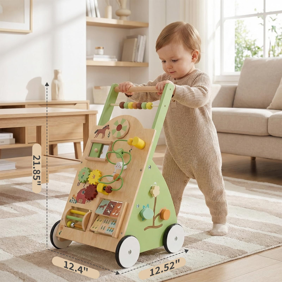 Wooden Baby Push Walker B387