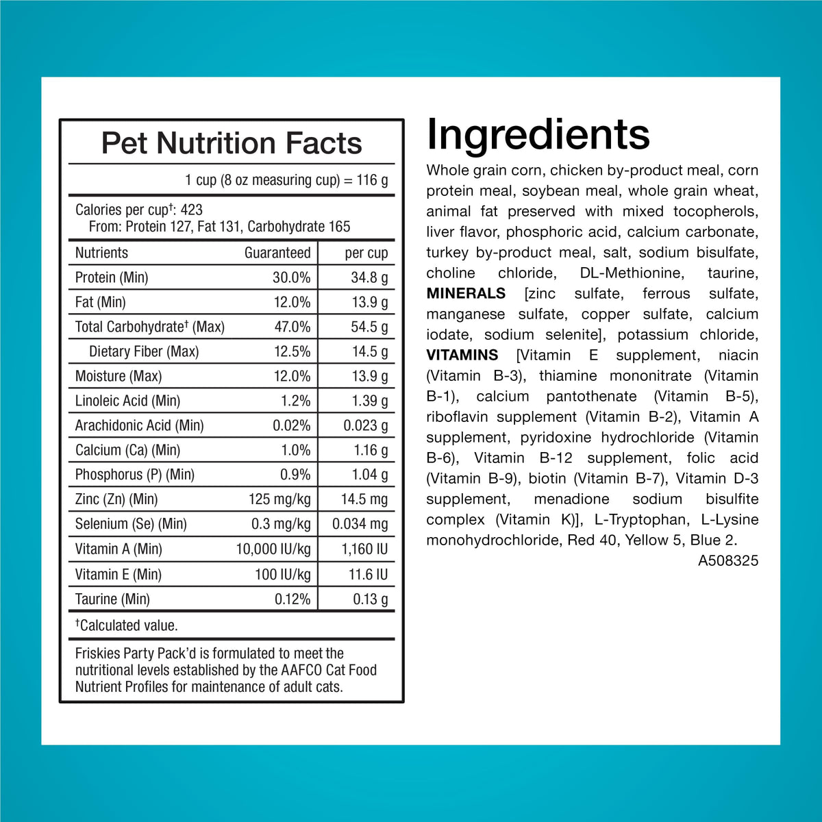 Dry Cat Food 15 lb. Bag N4779