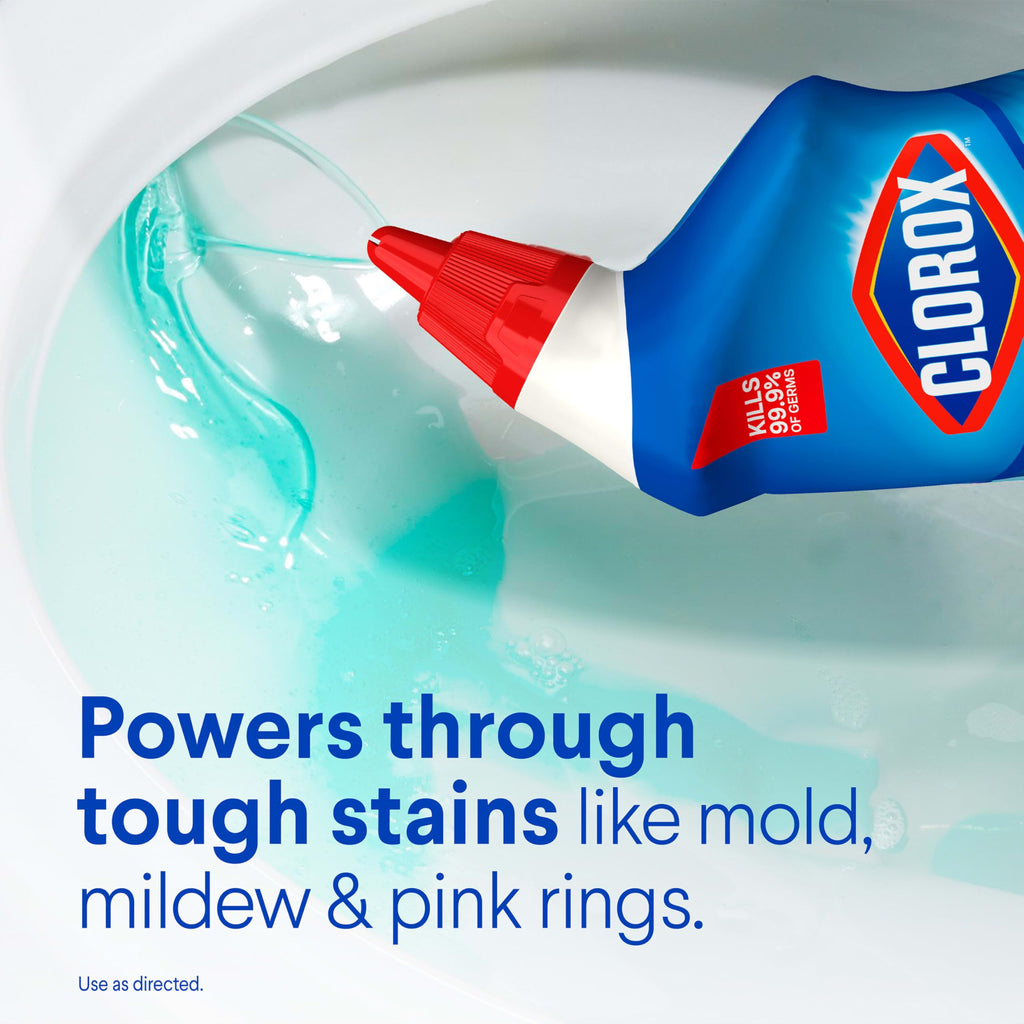 Toilet Bowl Cleaner Clinging Bleach Gel, Ocean Mist, 24 Fl Oz, Pack of 2 R1651