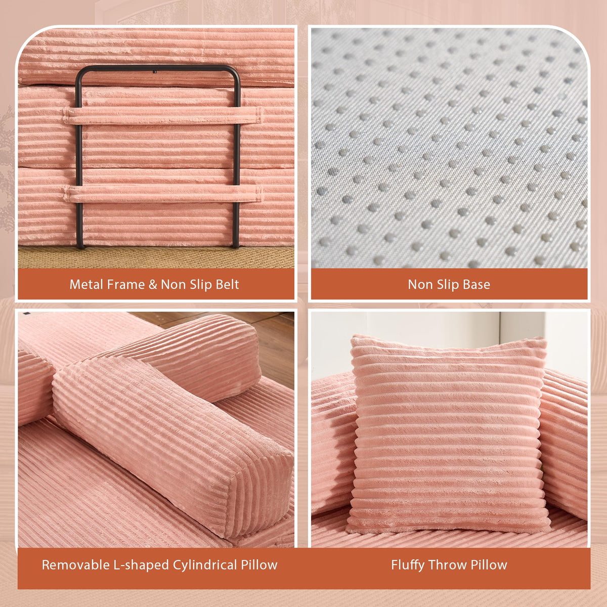 Convertible Futon Sofa Bed L226