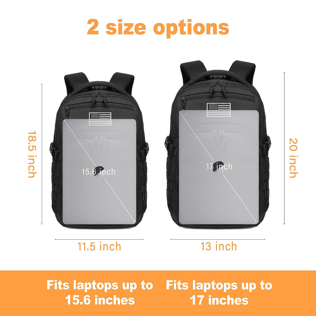 Black Small Tactical Backpack D22177