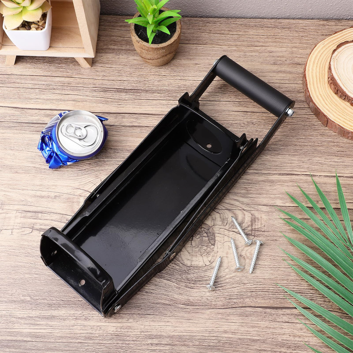 Heavy Duty Steel Wall Mounted Can Crusher H80244