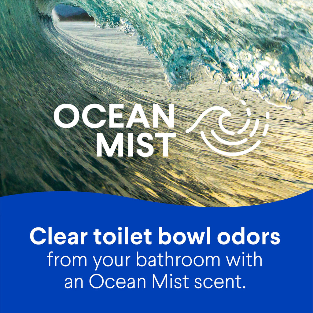 Toilet Bowl Cleaner Clinging Bleach Gel, Ocean Mist, 24 Fl Oz, Pack of 2 R1651